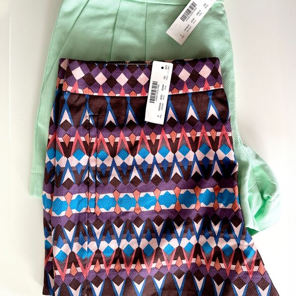 NWT J Crew High Rise Pleated Short Bundle - Size 6 - Picture 3 of 14